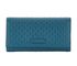 Gucci MicroGuccissima Bi-fold Long Wallet, &pound;195, Accessories, Blue, Leather, Front view